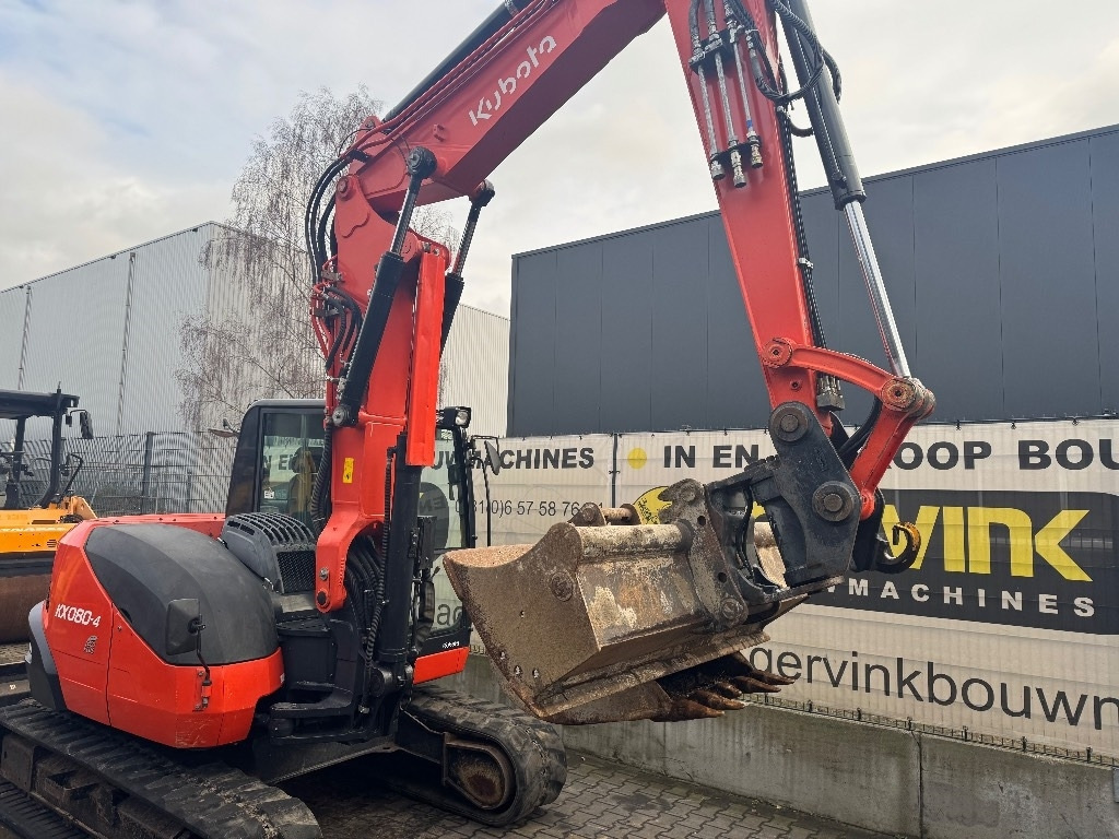 Mini bager Kubota KX 080-4: slika Mini bager Kubota KX 080-4