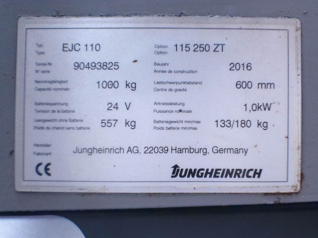 Slagač stoga Jungheinrich EJC 110 250 ZT Li-Ion: slika Slagač stoga Jungheinrich EJC 110 250 ZT Li-Ion Slagač stoga Jungheinrich EJC 110 250 ZT Li-Ion: slika Slagač stoga Jungheinrich EJC 110 250 ZT Li-Ion