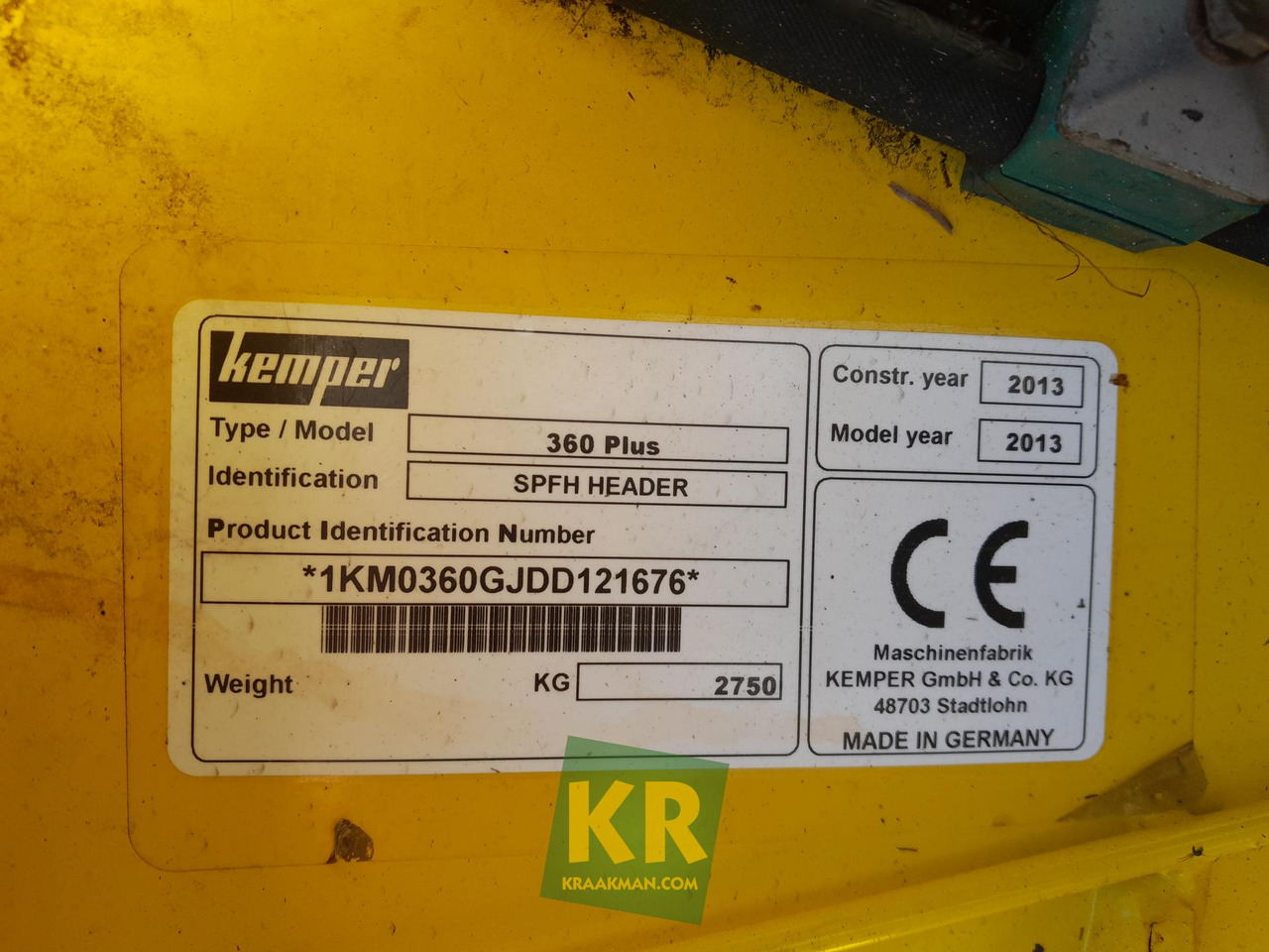 360 Plus Kemper - Kombajn za kukuruz: slika 360 Plus Kemper - Kombajn za kukuruz 360 Plus Kemper - Kombajn za kukuruz: slika 360 Plus Kemper - Kombajn za kukuruz