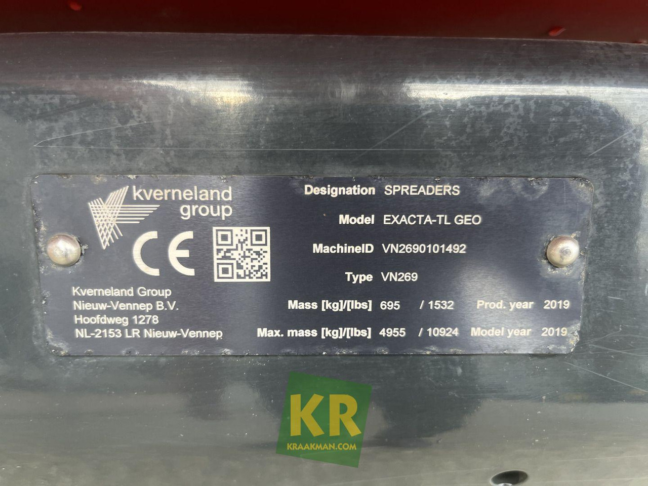 Exacta TL Kverneland  - Rasipač gnojiva: slika Exacta TL Kverneland  - Rasipač gnojiva Exacta TL Kverneland  - Rasipač gnojiva: slika Exacta TL Kverneland  - Rasipač gnojiva