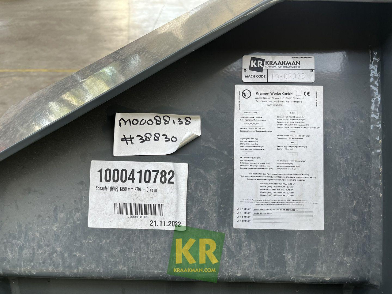 Voorzetstukken Kramer - Utovarna korpa: slika Voorzetstukken Kramer - Utovarna korpa Voorzetstukken Kramer - Utovarna korpa: slika Voorzetstukken Kramer - Utovarna korpa