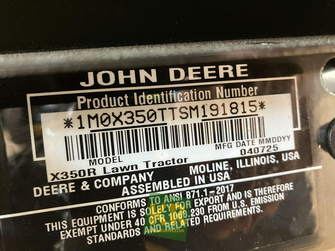 X350R John Deere - Vrtna kosilica: slika X350R John Deere - Vrtna kosilica X350R John Deere - Vrtna kosilica: slika X350R John Deere - Vrtna kosilica