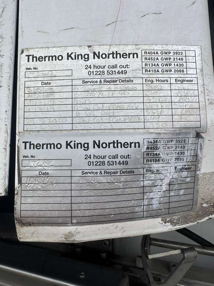 Poluprikolica hladnjača 2014 Gray & Adams 15.6m Fridge Trailer – 17262: slika Poluprikolica hladnjača 2014 Gray & Adams 15.6m Fridge Trailer – 17262