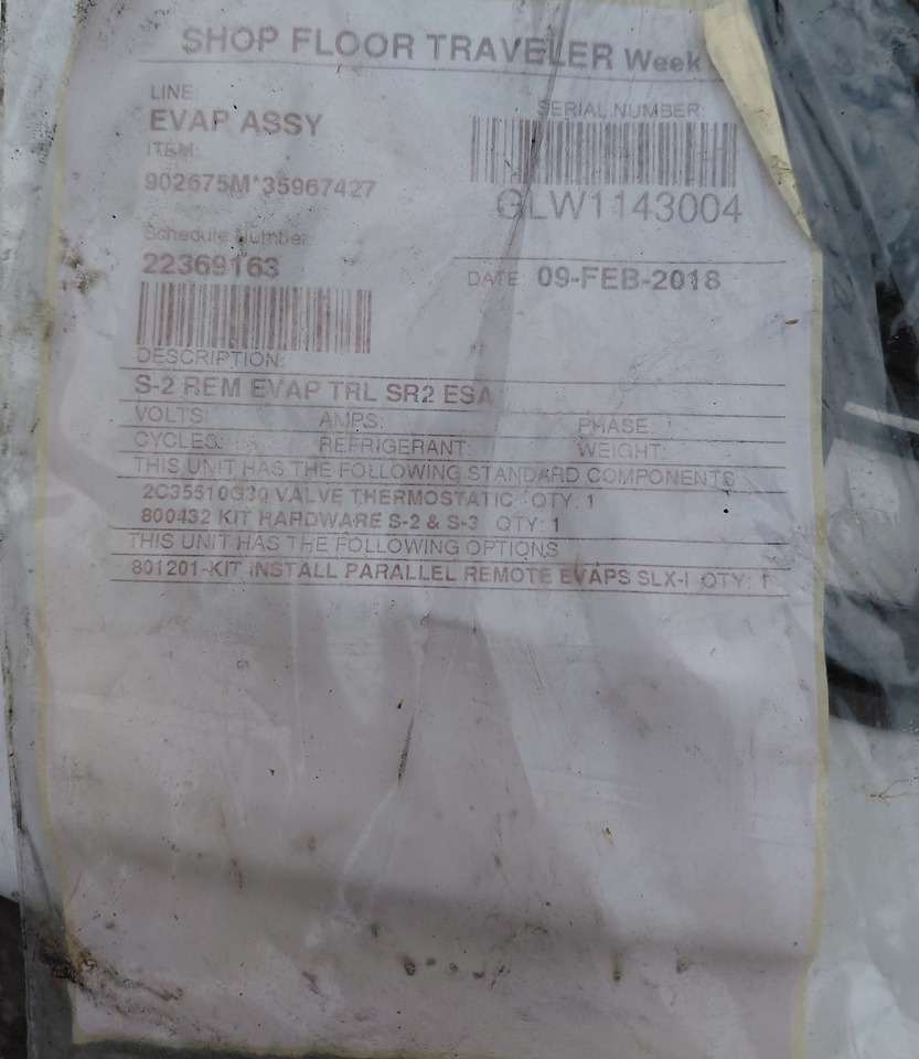 Jedinica hladnjaka Thermo King EVAPS /S2+ S3 New: slika Jedinica hladnjaka Thermo King EVAPS /S2+ S3 New