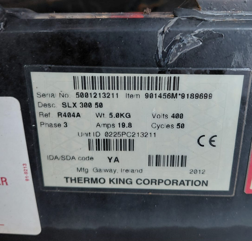 Thermo King SLX300 – S/N : 5001213211 - Jedinica hladnjaka: slika Thermo King SLX300 – S/N : 5001213211 - Jedinica hladnjaka Thermo King SLX300 – S/N : 5001213211 - Jedinica hladnjaka: slika Thermo King SLX300 – S/N : 5001213211 - Jedinica hladnjaka