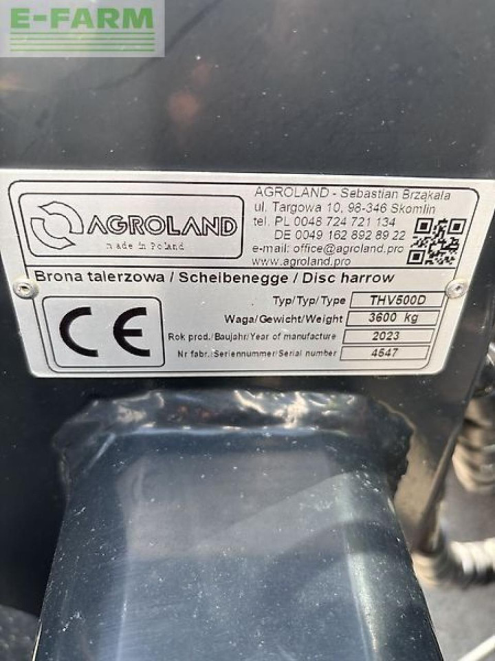 Tanjurača Agroland titanium heavy 500: slika Tanjurača Agroland titanium heavy 500 Tanjurača Agroland titanium heavy 500: slika Tanjurača Agroland titanium heavy 500