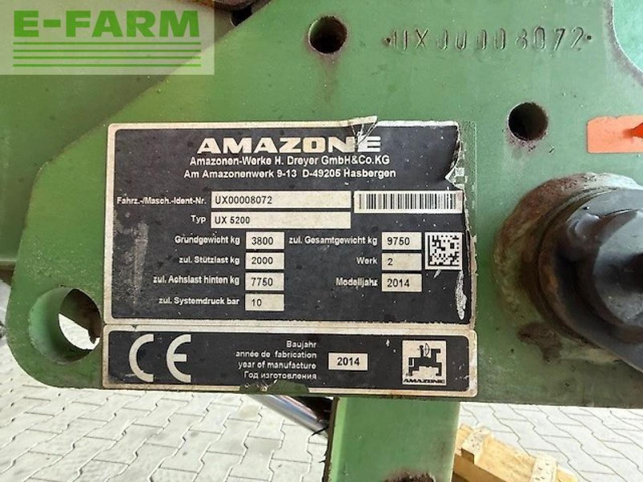 Amazone ux 5200 super - Vučena prskalica: slika Amazone ux 5200 super - Vučena prskalica Amazone ux 5200 super - Vučena prskalica: slika Amazone ux 5200 super - Vučena prskalica