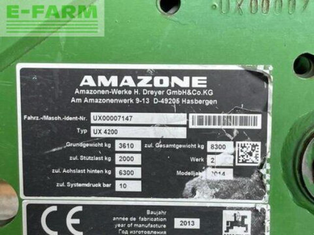 Amazone ux4200 - Vučena prskalica: slika Amazone ux4200 - Vučena prskalica Amazone ux4200 - Vučena prskalica: slika Amazone ux4200 - Vučena prskalica