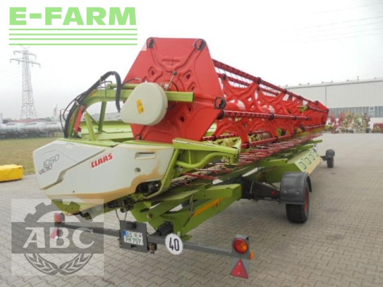 CLAAS vario 1050 - Heder za kombajn: slika CLAAS vario 1050 - Heder za kombajn CLAAS vario 1050 - Heder za kombajn: slika CLAAS vario 1050 - Heder za kombajn
