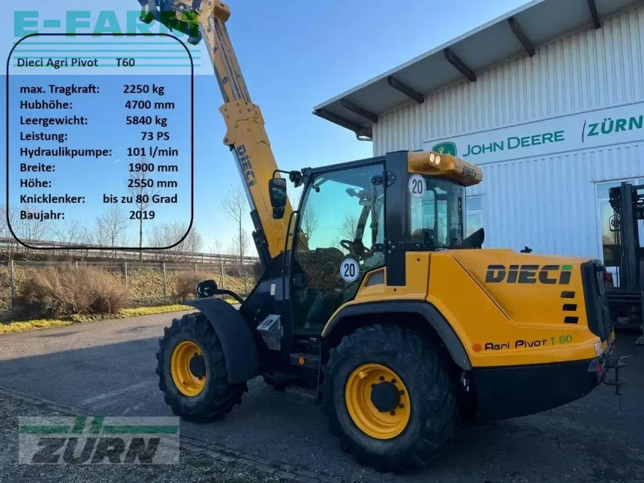 Dieci agri pivot t60 teleskopradlader - Mini bager: slika Dieci agri pivot t60 teleskopradlader - Mini bager Dieci agri pivot t60 teleskopradlader - Mini bager: slika Dieci agri pivot t60 teleskopradlader - Mini bager