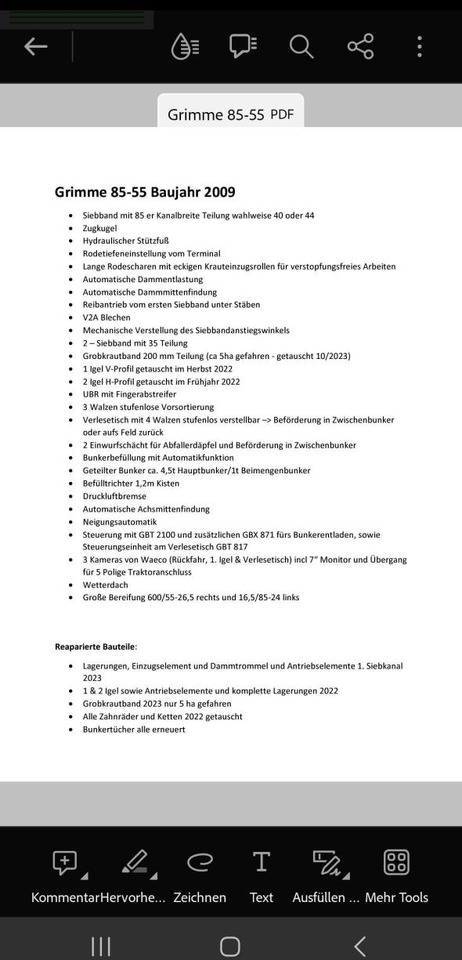 Kombajn za krumpir Grimme SE 85-55: slika Kombajn za krumpir Grimme SE 85-55 Kombajn za krumpir Grimme SE 85-55: slika Kombajn za krumpir Grimme SE 85-55