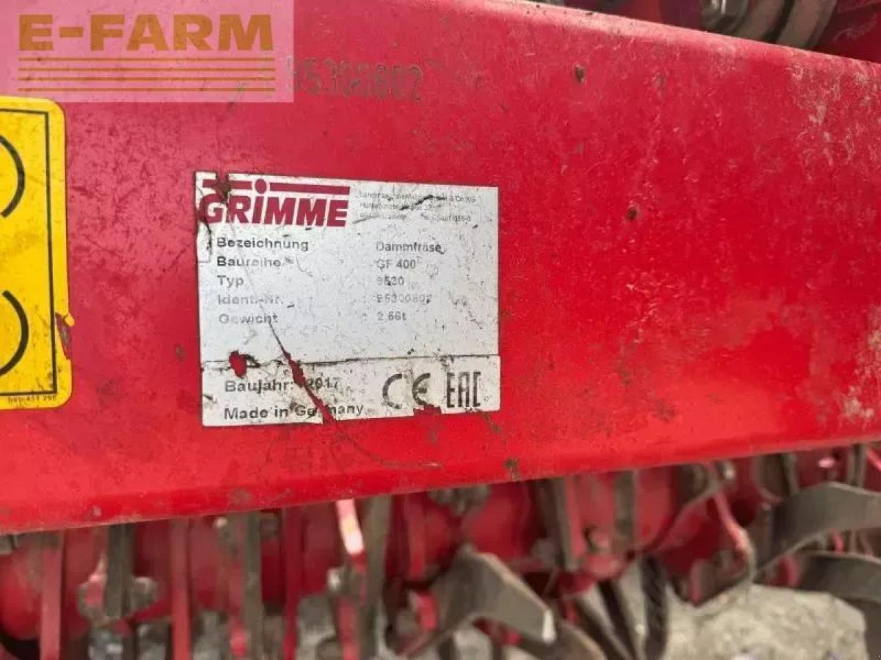 Grimme gf400 - Oprema za obradu tla: slika Grimme gf400 - Oprema za obradu tla Grimme gf400 - Oprema za obradu tla: slika Grimme gf400 - Oprema za obradu tla
