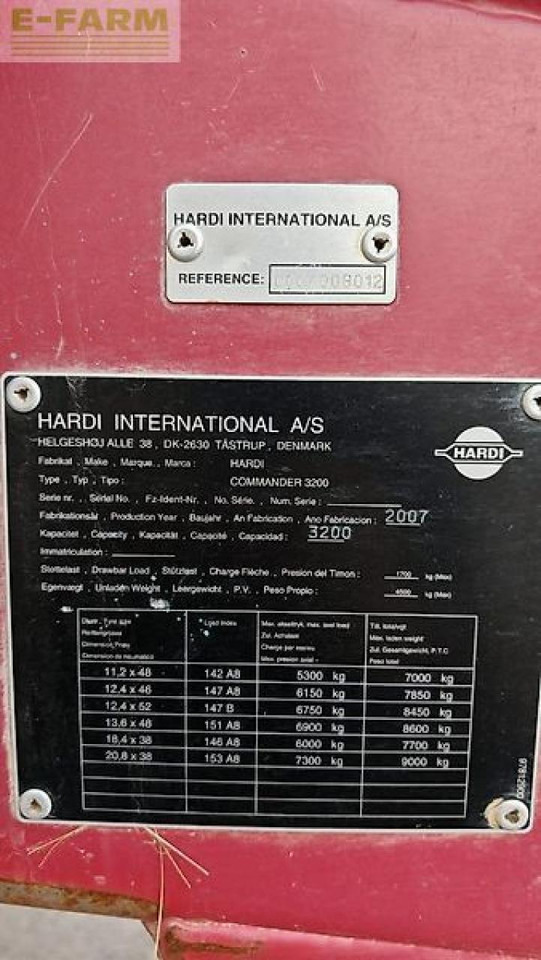 Hardi commander - Vučena prskalica: slika Hardi commander - Vučena prskalica Hardi commander - Vučena prskalica: slika Hardi commander - Vučena prskalica