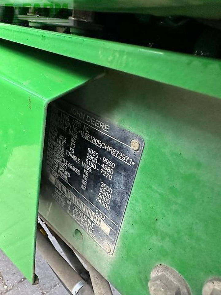 Traktor John Deere 6130r ap+frontlader at-ready+lucht: slika Traktor John Deere 6130r ap+frontlader at-ready+lucht
