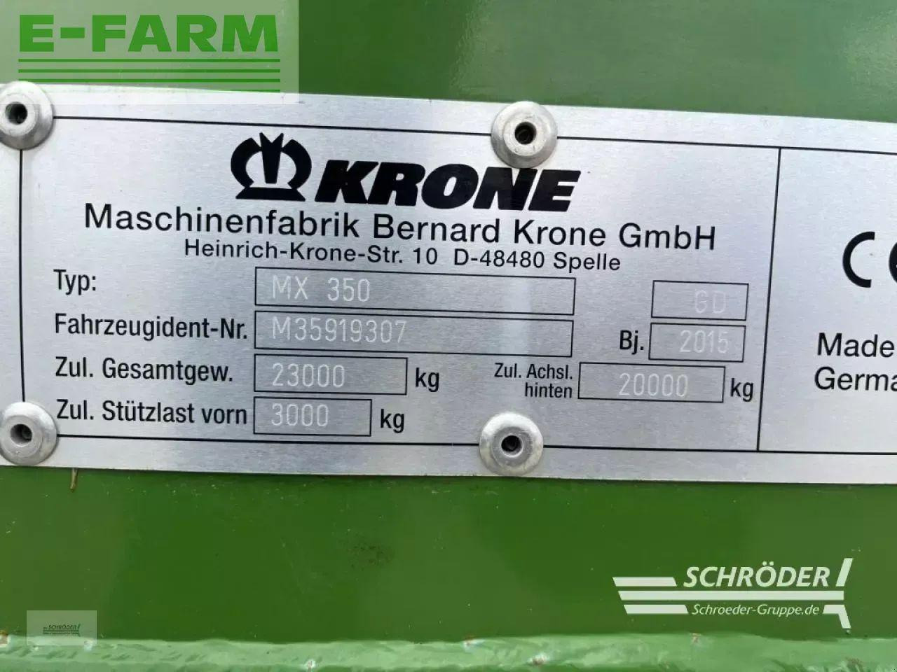 Samoutovarni vagon Krone mx 350 gd: slika Samoutovarni vagon Krone mx 350 gd Samoutovarni vagon Krone mx 350 gd: slika Samoutovarni vagon Krone mx 350 gd