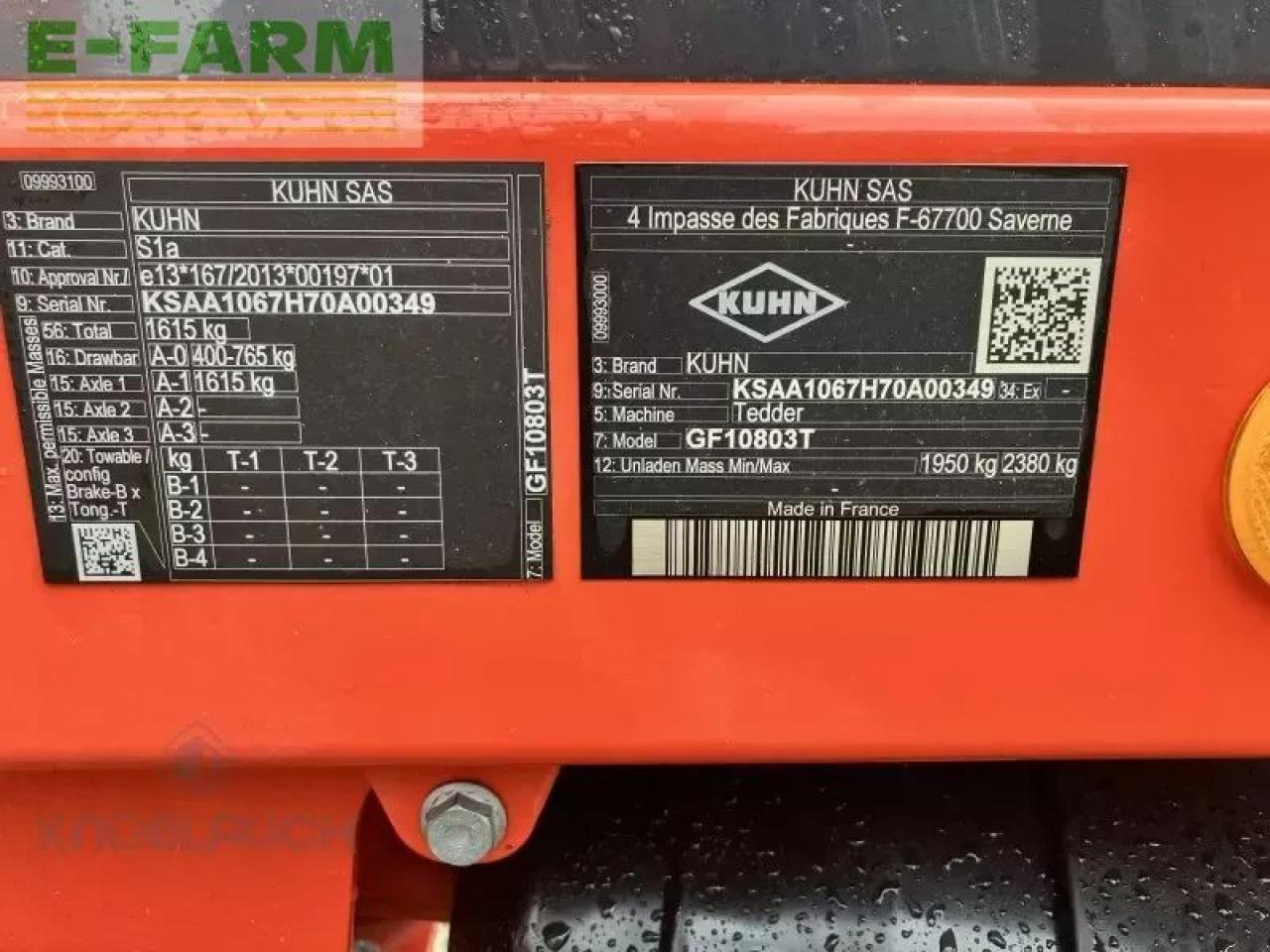 Kuhn gf 10803 t - Prevrtač sijena/ Grabulje: slika Kuhn gf 10803 t - Prevrtač sijena/ Grabulje Kuhn gf 10803 t - Prevrtač sijena/ Grabulje: slika Kuhn gf 10803 t - Prevrtač sijena/ Grabulje