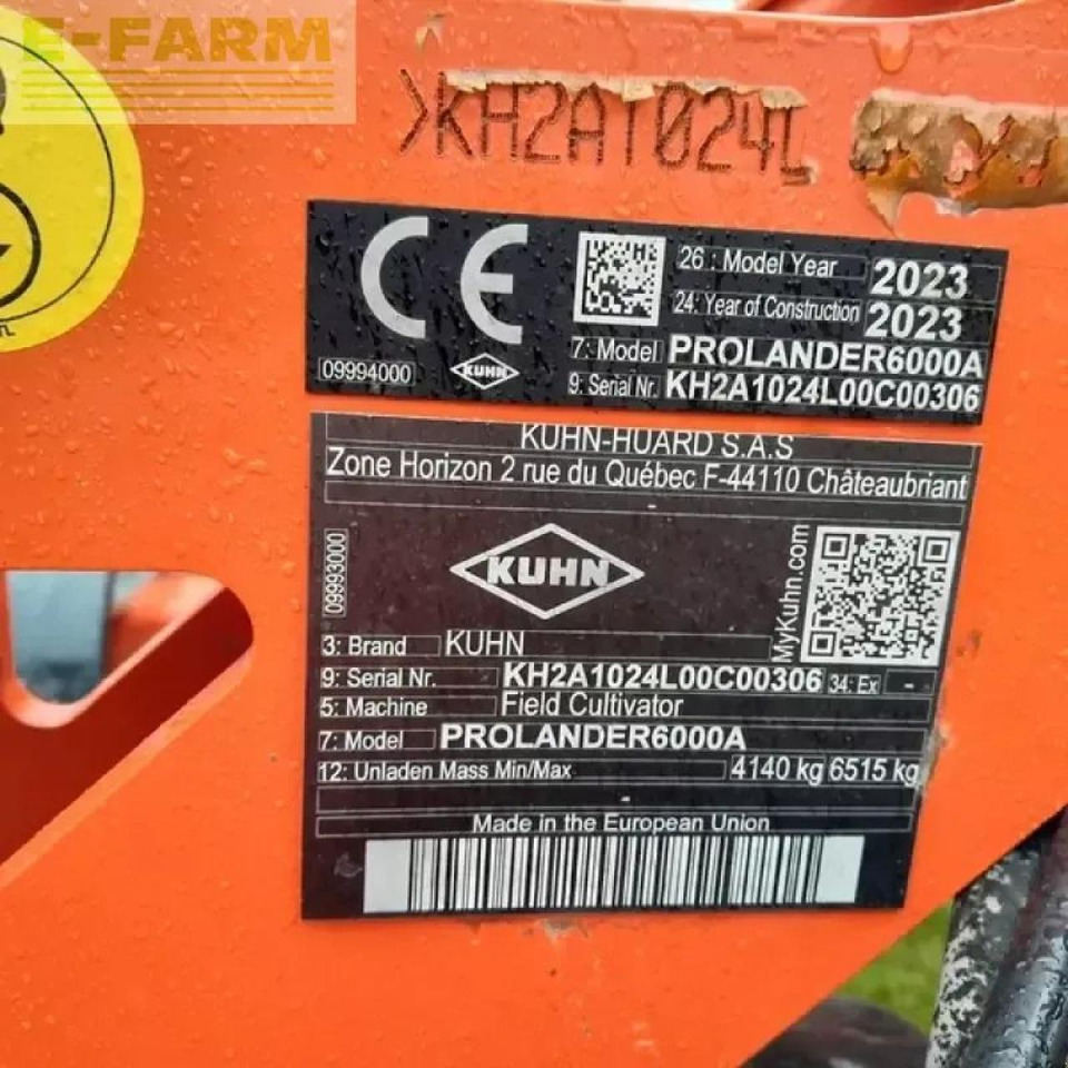 Kuhn prolander 6000 - Kultivator: slika Kuhn prolander 6000 - Kultivator Kuhn prolander 6000 - Kultivator: slika Kuhn prolander 6000 - Kultivator