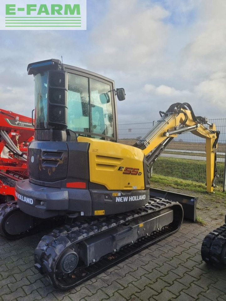 New Holland e55d - Mini bager: slika New Holland e55d - Mini bager New Holland e55d - Mini bager: slika New Holland e55d - Mini bager