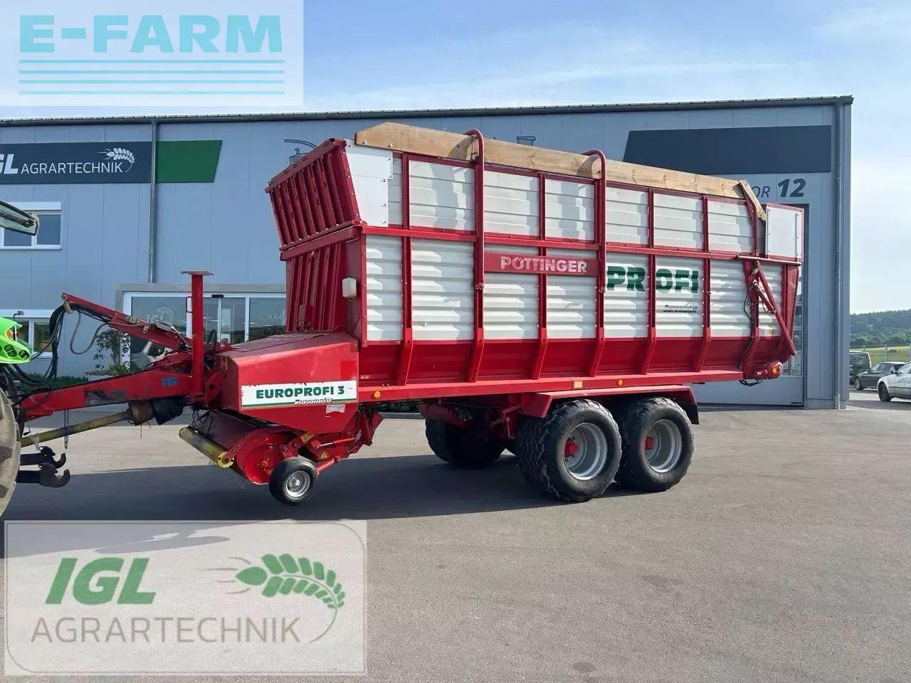 Pöttinger europrofi 3 - Samoutovarni vagon: slika Pöttinger europrofi 3 - Samoutovarni vagon Pöttinger europrofi 3 - Samoutovarni vagon: slika Pöttinger europrofi 3 - Samoutovarni vagon