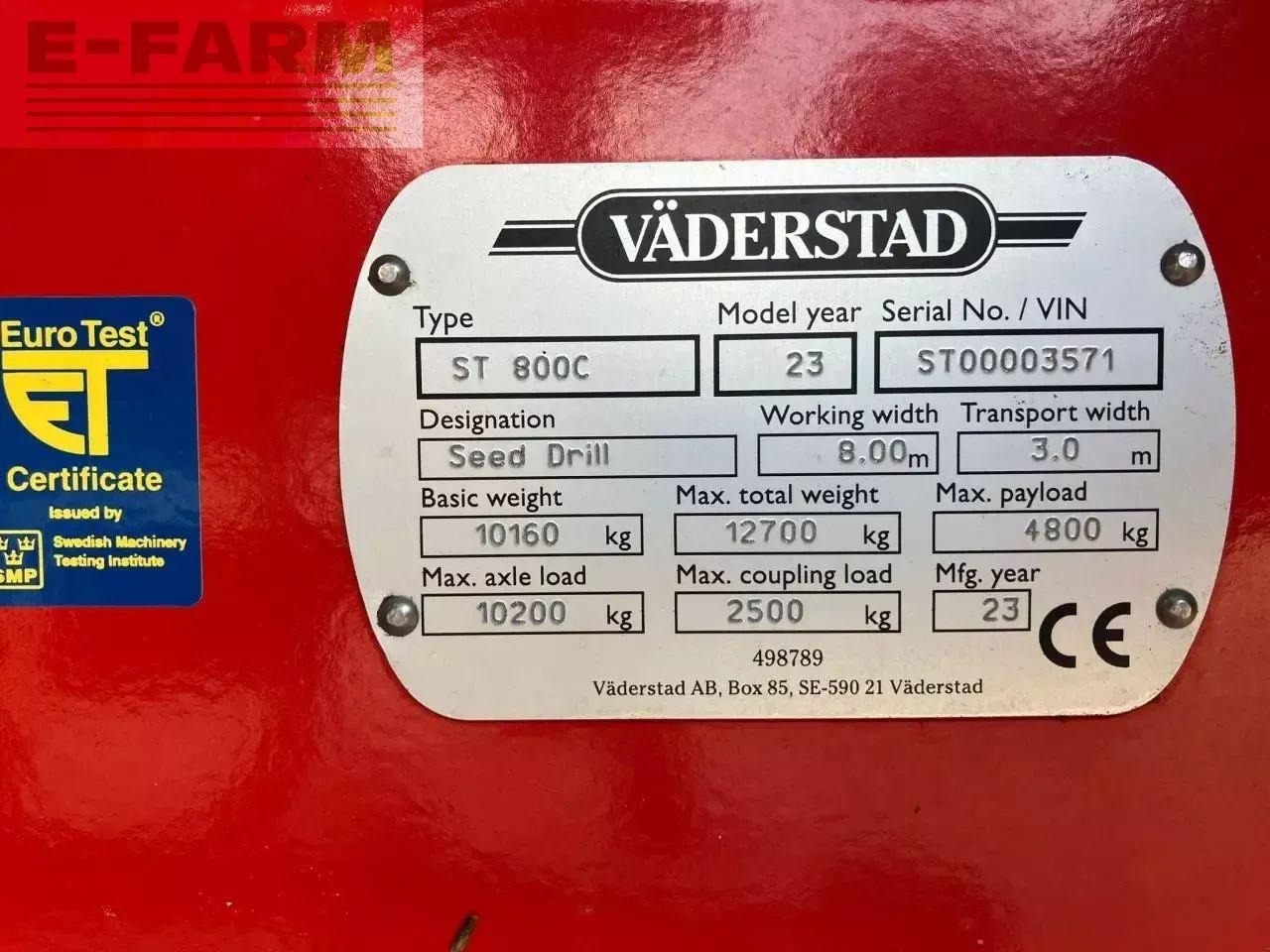 Väderstad spirit st 800c - Precizna sijačica: slika Väderstad spirit st 800c - Precizna sijačica Väderstad spirit st 800c - Precizna sijačica: slika Väderstad spirit st 800c - Precizna sijačica