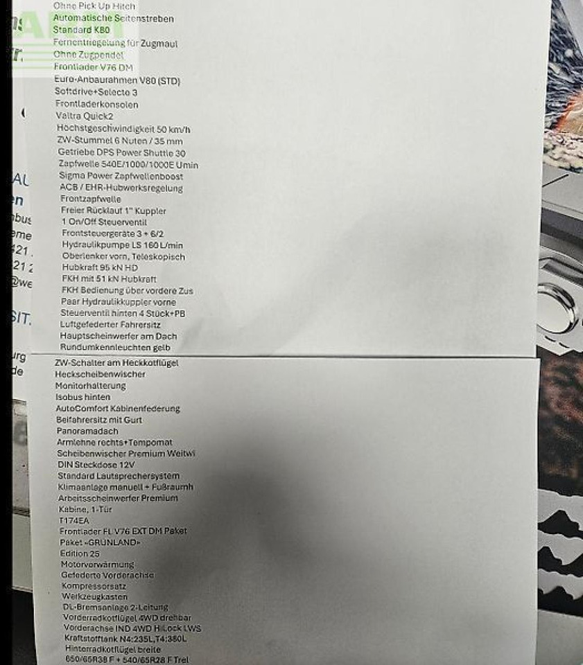 Traktor Valtra t174ea-active-unlimited edition25: slika Traktor Valtra t174ea-active-unlimited edition25