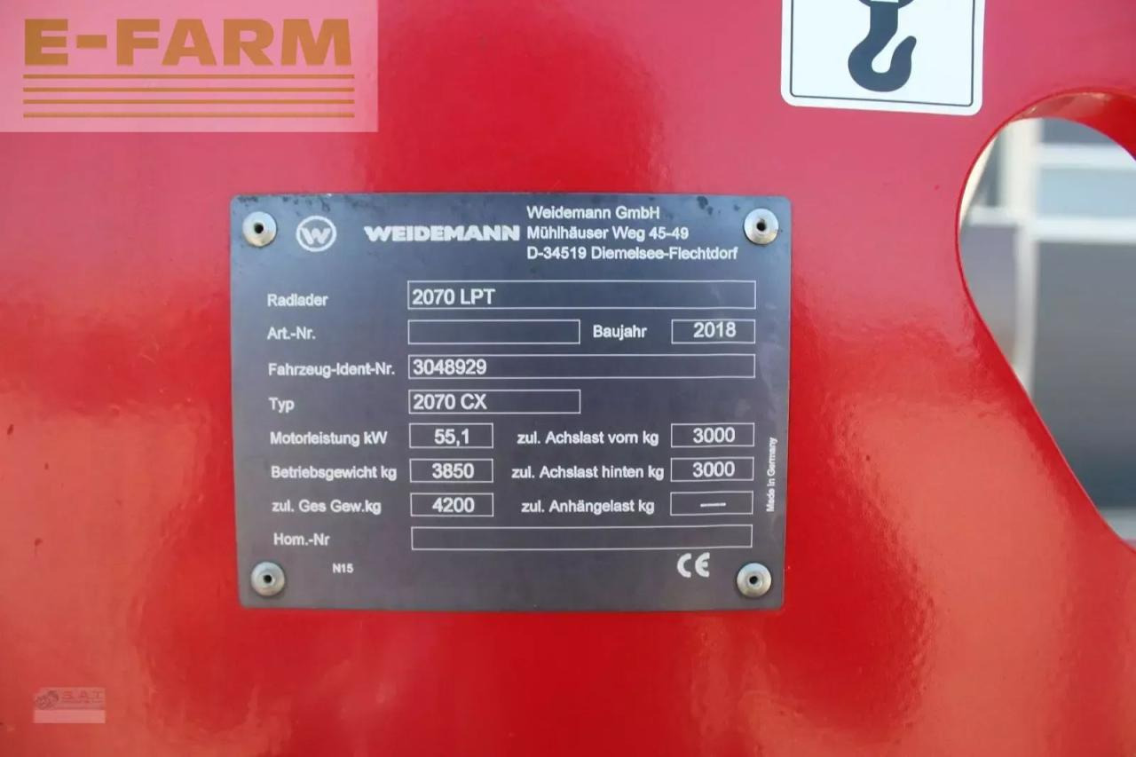 Weidemann 2070lpt-tele 75 ps-2900 st. top zustand - Utovarivač na kotačima: slika Weidemann 2070lpt-tele 75 ps-2900 st. top zustand - Utovarivač na kotačima Weidemann 2070lpt-tele 75 ps-2900 st. top zustand - Utovarivač na kotačima: slika Weidemann 2070lpt-tele 75 ps-2900 st. top zustand - Utovarivač na kotačima