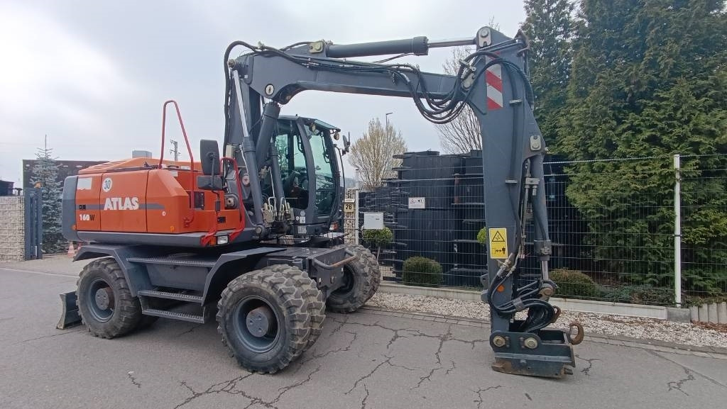 Bager na kotačima Atlas 160 W, Schnellwechsler OQ 70/55, Straßenzulassung: slika Bager na kotačima Atlas 160 W, Schnellwechsler OQ 70/55, Straßenzulassung