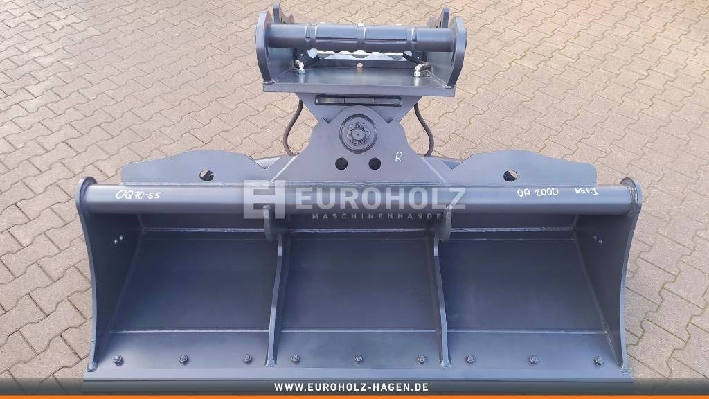 Novi Korpa za bager za Građevinski strojevi EH Hydraulischer Grabenräumlöffel mit UWG MS CW OQ: slika Novi Korpa za bager za Građevinski strojevi EH Hydraulischer Grabenräumlöffel mit UWG MS CW OQ
