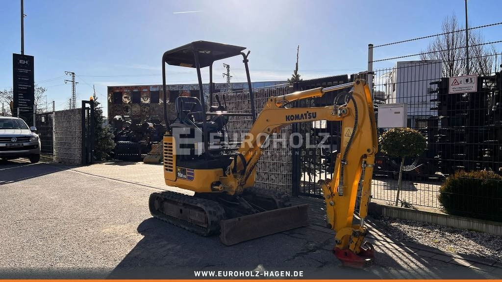 Mini bager Komatsu Minibagger PC 16 R-3HS, Schnellwechsler MS01: slika Mini bager Komatsu Minibagger PC 16 R-3HS, Schnellwechsler MS01