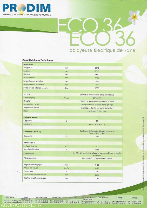 Zakup  BALAYEUSE ELECTRIQUE ECO 36 BALAYEUSE ELECTRIQUE ECO 36: slika Zakup  BALAYEUSE ELECTRIQUE ECO 36 BALAYEUSE ELECTRIQUE ECO 36