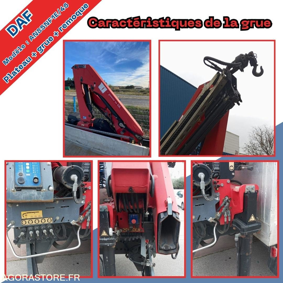 Camion DAF plateau avec grue HMF + Remorque Lecitrail - Kamion: slika Camion DAF plateau avec grue HMF + Remorque Lecitrail - Kamion Camion DAF plateau avec grue HMF + Remorque Lecitrail - Kamion: slika Camion DAF plateau avec grue HMF + Remorque Lecitrail - Kamion