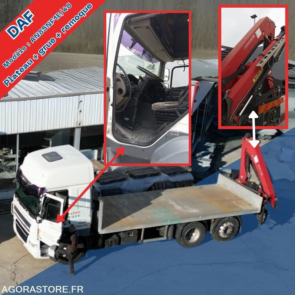 Camion DAF plateau avec grue HMF + Remorque Lecitrail – Prêt à travailler ! - Kamion: slika Camion DAF plateau avec grue HMF + Remorque Lecitrail – Prêt à travailler ! - Kamion Camion DAF plateau avec grue HMF + Remorque Lecitrail – Prêt à travailler ! - Kamion: slika Camion DAF plateau avec grue HMF + Remorque Lecitrail – Prêt à travailler ! - Kamion