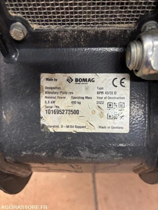 Vibro ploča LOT DE 2 PLAQUES BOMAG BPR 60/65D/E ET BPR45/55D 2019 ET 2022: slika Vibro ploča LOT DE 2 PLAQUES BOMAG BPR 60/65D/E ET BPR45/55D 2019 ET 2022 Vibro ploča LOT DE 2 PLAQUES BOMAG BPR 60/65D/E ET BPR45/55D 2019 ET 2022: slika Vibro ploča LOT DE 2 PLAQUES BOMAG BPR 60/65D/E ET BPR45/55D 2019 ET 2022