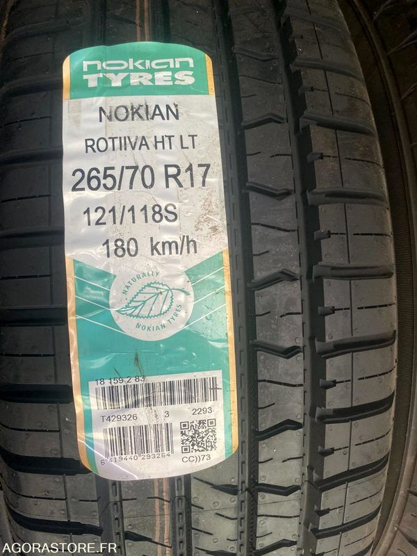 LOT DE 24 PNEUS NOKIAN ROTIIVA HT LT 265/70R17C 121/118S DOT 2016 (T429326) - Guma: slika LOT DE 24 PNEUS NOKIAN ROTIIVA HT LT 265/70R17C 121/118S DOT 2016 (T429326) - Guma LOT DE 24 PNEUS NOKIAN ROTIIVA HT LT 265/70R17C 121/118S DOT 2016 (T429326) - Guma: slika LOT DE 24 PNEUS NOKIAN ROTIIVA HT LT 265/70R17C 121/118S DOT 2016 (T429326) - Guma
