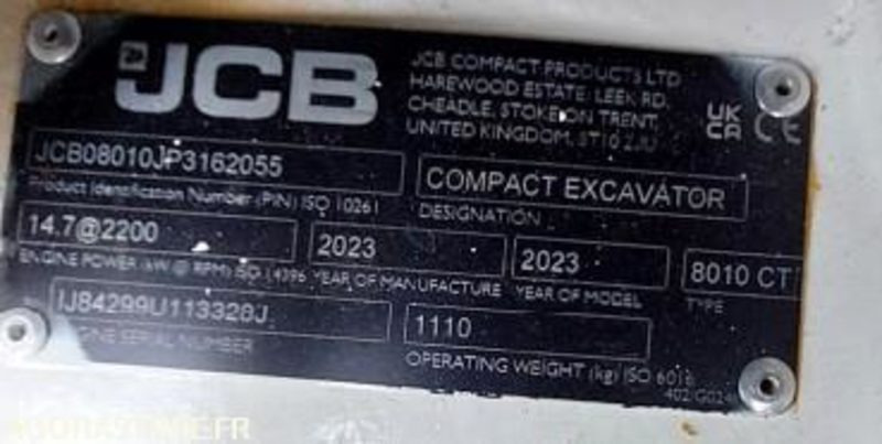 Mini Pelle 1T JCB 8010CTS + Remorque - 2023 / (NEUVE) 19 HEURES (EMF201) - Mini bager: slika Mini Pelle 1T JCB 8010CTS + Remorque - 2023 / (NEUVE) 19 HEURES (EMF201) - Mini bager Mini Pelle 1T JCB 8010CTS + Remorque - 2023 / (NEUVE) 19 HEURES (EMF201) - Mini bager: slika Mini Pelle 1T JCB 8010CTS + Remorque - 2023 / (NEUVE) 19 HEURES (EMF201) - Mini bager