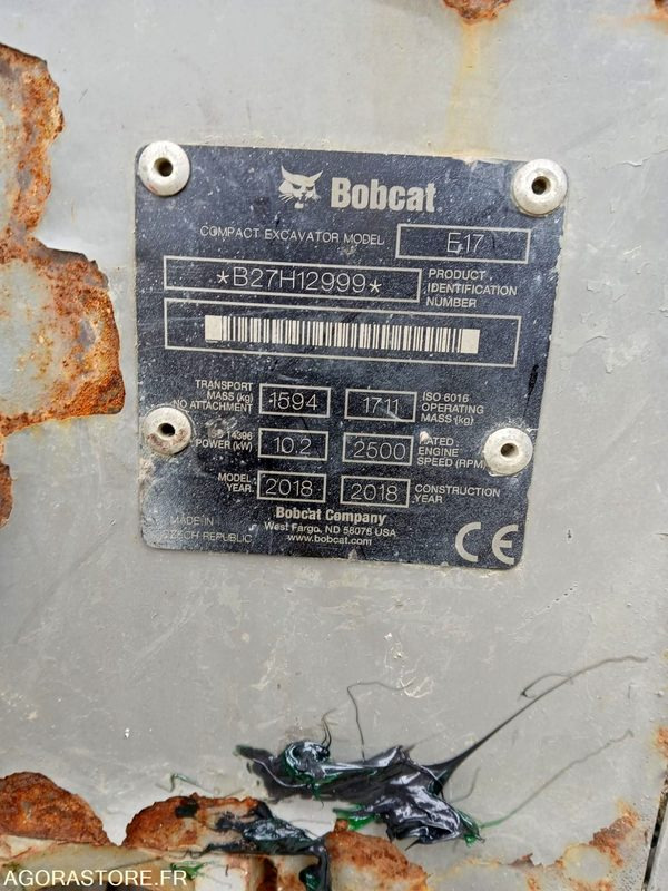 Mini pelle Bobcat E17 avec 2 godets - Bager: slika Mini pelle Bobcat E17 avec 2 godets - Bager Mini pelle Bobcat E17 avec 2 godets - Bager: slika Mini pelle Bobcat E17 avec 2 godets - Bager
