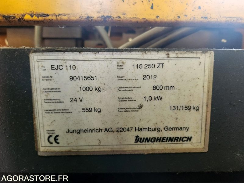 JUNGHIENRICH EJC 110 2500MM - Oprema za rukovanje materijalima: slika JUNGHIENRICH EJC 110 2500MM - Oprema za rukovanje materijalima JUNGHIENRICH EJC 110 2500MM - Oprema za rukovanje materijalima: slika JUNGHIENRICH EJC 110 2500MM - Oprema za rukovanje materijalima