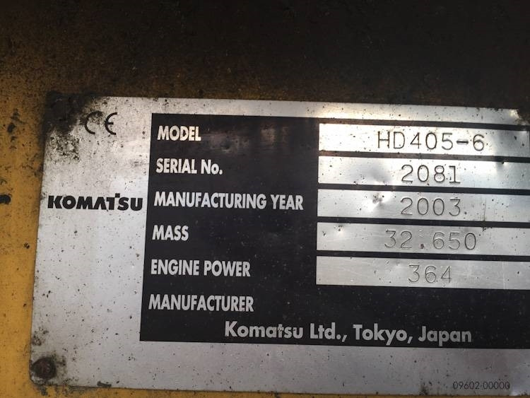 Komatsu HD405-6 - Kruti istovarivač/ Kamion za prijevoz kamenja: slika Komatsu HD405-6 - Kruti istovarivač/ Kamion za prijevoz kamenja Komatsu HD405-6 - Kruti istovarivač/ Kamion za prijevoz kamenja: slika Komatsu HD405-6 - Kruti istovarivač/ Kamion za prijevoz kamenja