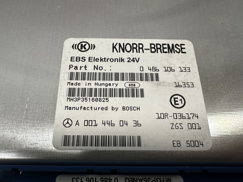 KNORR-BREMSE EBS control unit - Upravljačka jedinica (ECU) za Kamion: slika KNORR-BREMSE EBS control unit - Upravljačka jedinica (ECU) za Kamion KNORR-BREMSE EBS control unit - Upravljačka jedinica (ECU) za Kamion: slika KNORR-BREMSE EBS control unit - Upravljačka jedinica (ECU) za Kamion