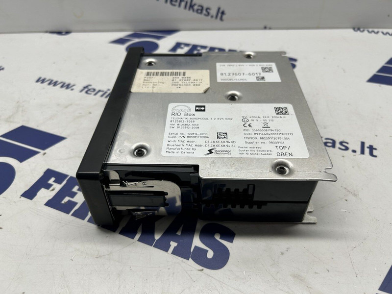 MAN RIO Telematik Bordmodul 3 - Upravljačka jedinica (ECU) za Kamion: slika MAN RIO Telematik Bordmodul 3 - Upravljačka jedinica (ECU) za Kamion MAN RIO Telematik Bordmodul 3 - Upravljačka jedinica (ECU) za Kamion: slika MAN RIO Telematik Bordmodul 3 - Upravljačka jedinica (ECU) za Kamion