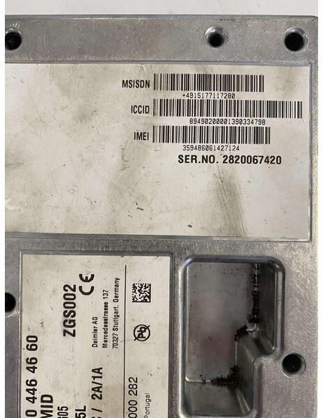 Mercedes-Benz ECU telematics fleetboard CTPMID - Upravljačka jedinica (ECU) za Kamion: slika Mercedes-Benz ECU telematics fleetboard CTPMID - Upravljačka jedinica (ECU) za Kamion Mercedes-Benz ECU telematics fleetboard CTPMID - Upravljačka jedinica (ECU) za Kamion: slika Mercedes-Benz ECU telematics fleetboard CTPMID - Upravljačka jedinica (ECU) za Kamion