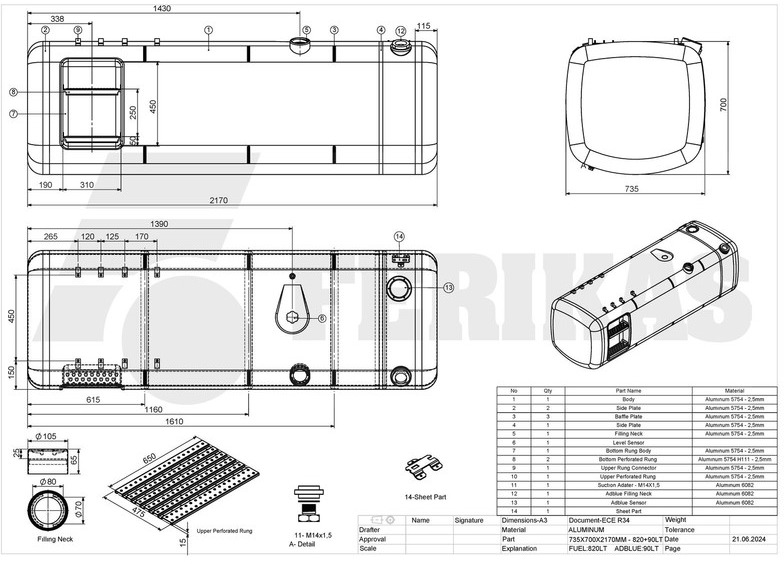 Novi Spremnik goriva za Kamion Mercedes-Benz Fuel tank 820L + 90L AdBlue: slika Novi Spremnik goriva za Kamion Mercedes-Benz Fuel tank 820L + 90L AdBlue Novi Spremnik goriva za Kamion Mercedes-Benz Fuel tank 820L + 90L AdBlue: slika Novi Spremnik goriva za Kamion Mercedes-Benz Fuel tank 820L + 90L AdBlue