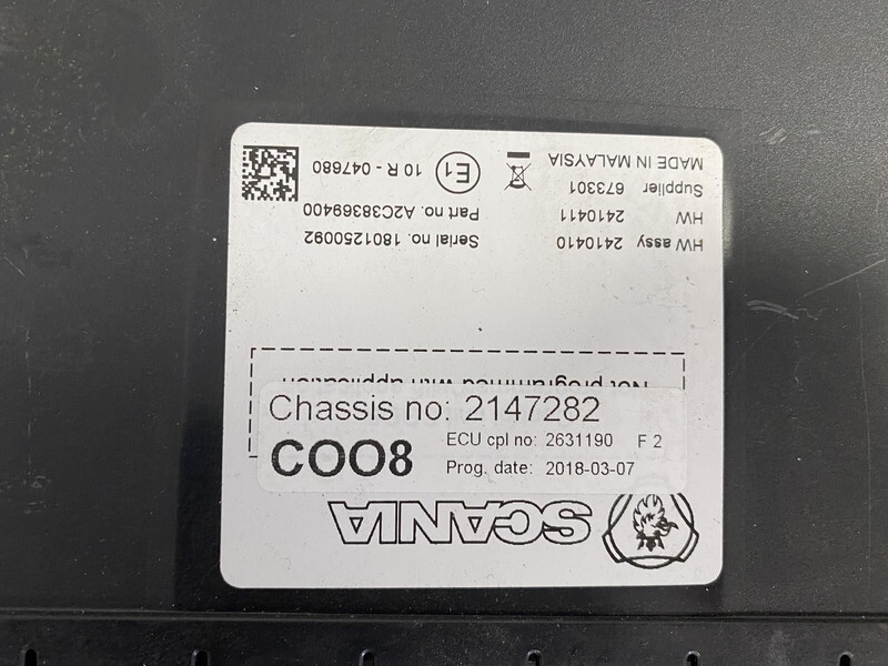 Scania DC13 148 ECU - Rezervni dijelovi za Kamion: slika Scania DC13 148 ECU - Rezervni dijelovi za Kamion Scania DC13 148 ECU - Rezervni dijelovi za Kamion: slika Scania DC13 148 ECU - Rezervni dijelovi za Kamion