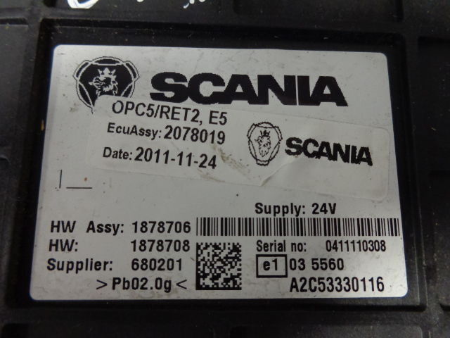 Scania OPC5/RET2 E5 control unit - Upravljačka jedinica (ECU) za Kamion: slika Scania OPC5/RET2 E5 control unit - Upravljačka jedinica (ECU) za Kamion Scania OPC5/RET2 E5 control unit - Upravljačka jedinica (ECU) za Kamion: slika Scania OPC5/RET2 E5 control unit - Upravljačka jedinica (ECU) za Kamion