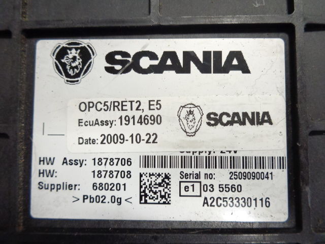 Scania R OPC5 / RET2 retarder control unit - Upravljačka jedinica (ECU) za Kamion: slika Scania R OPC5 / RET2 retarder control unit - Upravljačka jedinica (ECU) za Kamion Scania R OPC5 / RET2 retarder control unit - Upravljačka jedinica (ECU) za Kamion: slika Scania R OPC5 / RET2 retarder control unit - Upravljačka jedinica (ECU) za Kamion