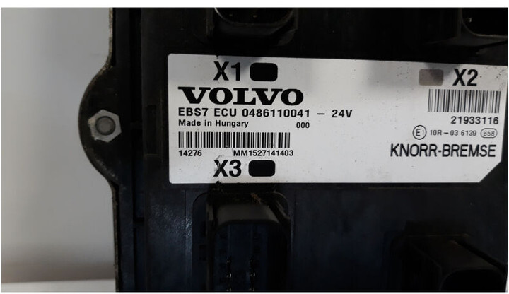 Volvo EBS7 ECU - Upravljačka jedinica (ECU) za Kamion: slika Volvo EBS7 ECU - Upravljačka jedinica (ECU) za Kamion Volvo EBS7 ECU - Upravljačka jedinica (ECU) za Kamion: slika Volvo EBS7 ECU - Upravljačka jedinica (ECU) za Kamion