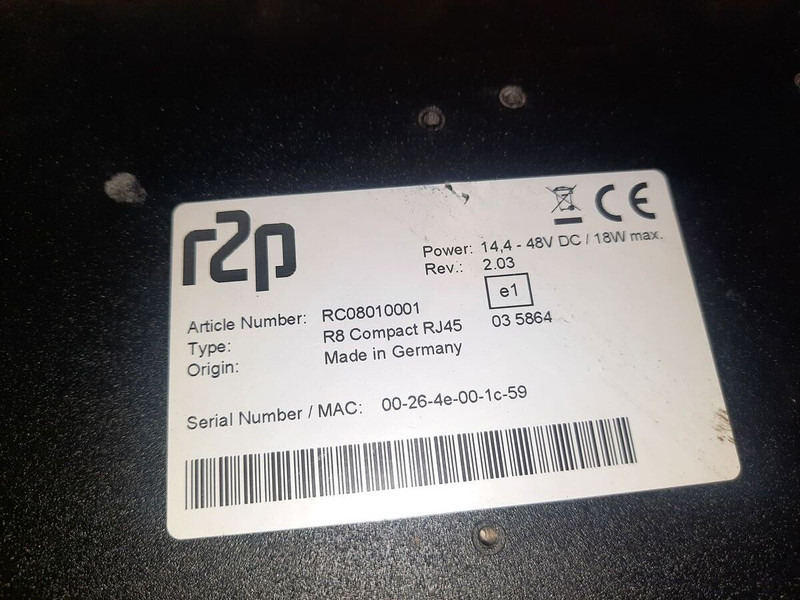 Novi Električni sustav Volvo Video system x-dmr 8 R8 Compact RJ45: slika Novi Električni sustav Volvo Video system x-dmr 8 R8 Compact RJ45