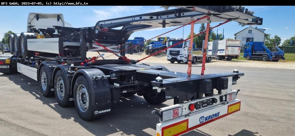 Krone Container Chassi SDC 27 eLTU5-2 - Transporter kontejnera/ Poluprikolica s izmjenjivim sanducima: slika Krone Container Chassi SDC 27 eLTU5-2 - Transporter kontejnera/ Poluprikolica s izmjenjivim sanducima Krone Container Chassi SDC 27 eLTU5-2 - Transporter kontejnera/ Poluprikolica s izmjenjivim sanducima: slika Krone Container Chassi SDC 27 eLTU5-2 - Transporter kontejnera/ Poluprikolica s izmjenjivim sanducima
