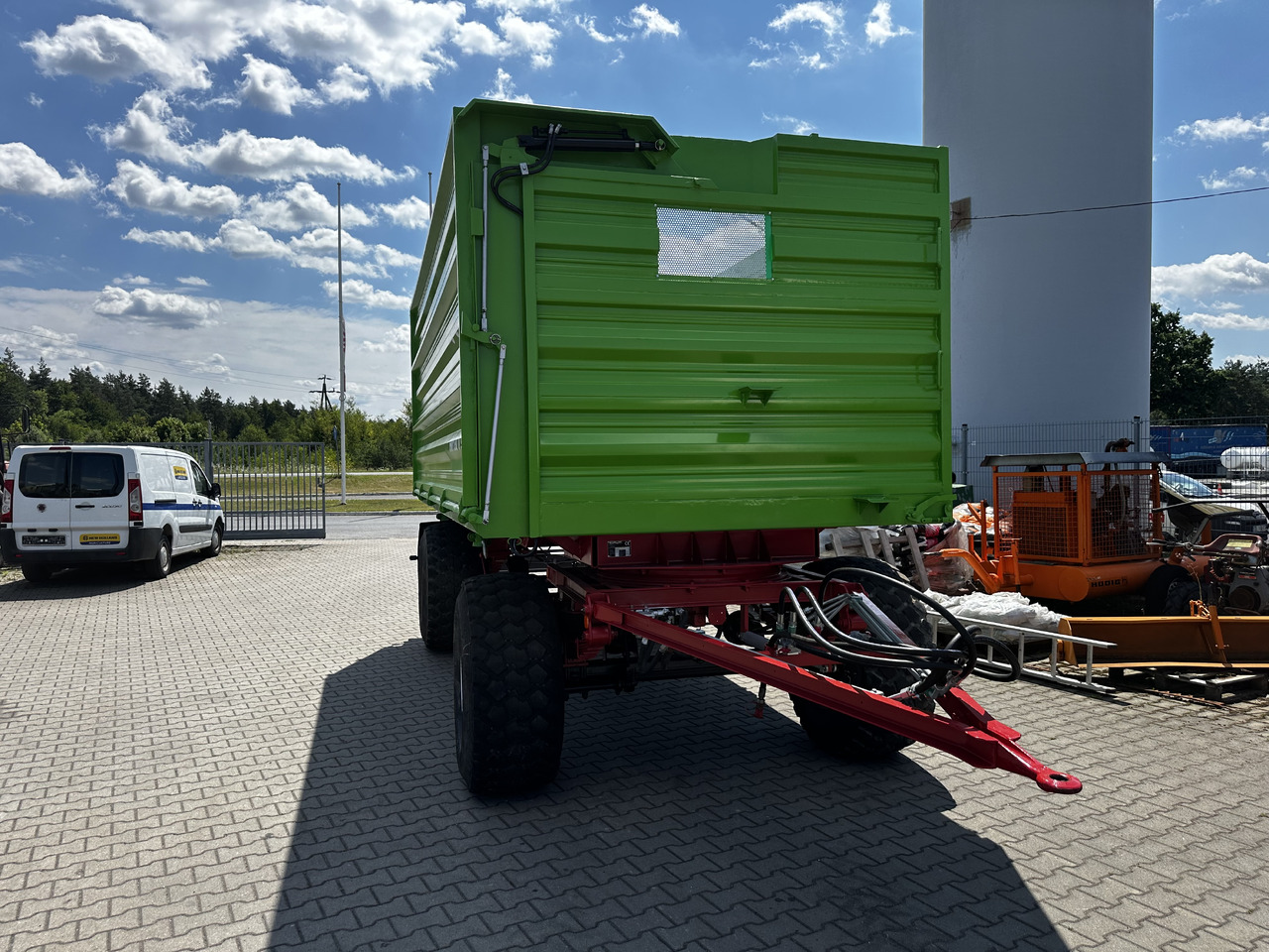 Nagibna prikolica za poljoprivredna gospodarstva/ Istovarivač Conow HW 180 V 9 3 strony wywrot 18 ton: slika Nagibna prikolica za poljoprivredna gospodarstva/ Istovarivač Conow HW 180 V 9 3 strony wywrot 18 ton