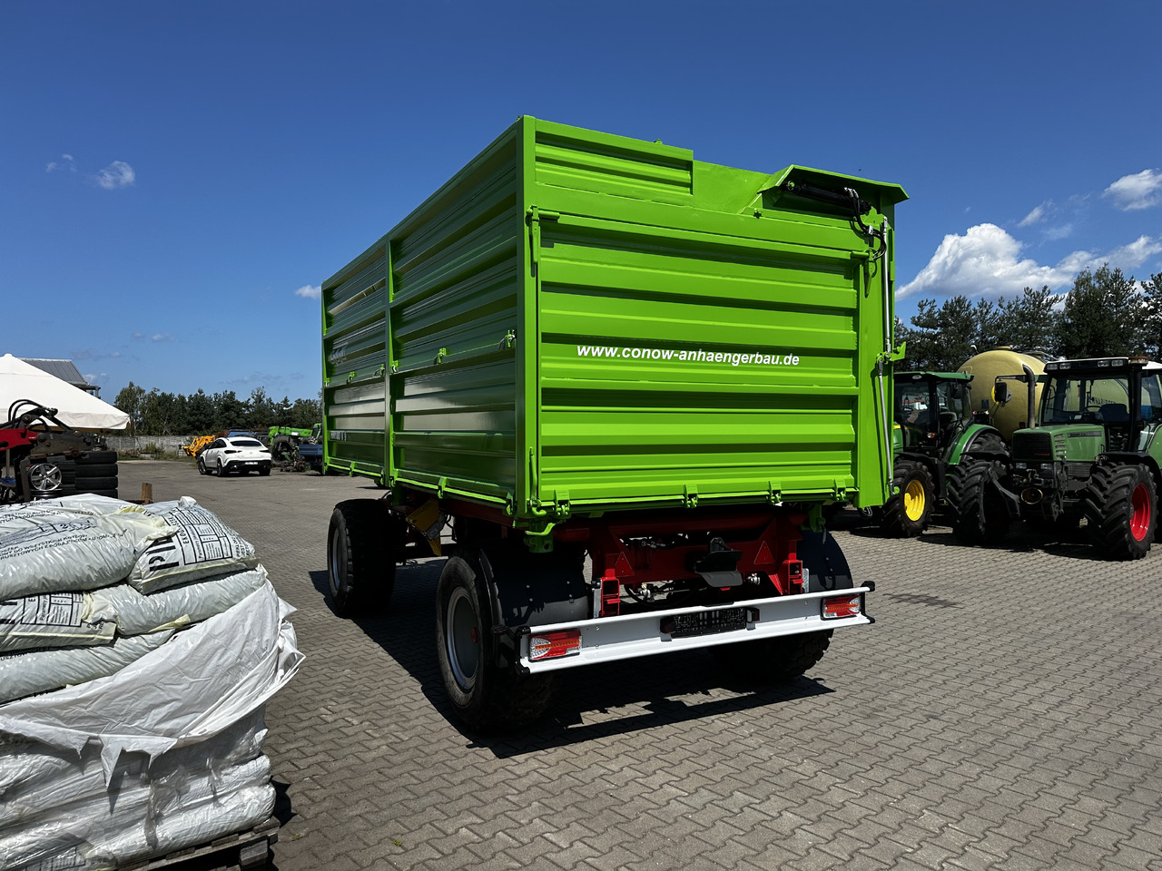 Nagibna prikolica za poljoprivredna gospodarstva/ Istovarivač Conow HW 180 V 9 3 strony wywrot 18 ton: slika Nagibna prikolica za poljoprivredna gospodarstva/ Istovarivač Conow HW 180 V 9 3 strony wywrot 18 ton